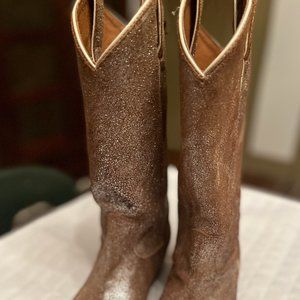 Gold Frye Tall Boots 7